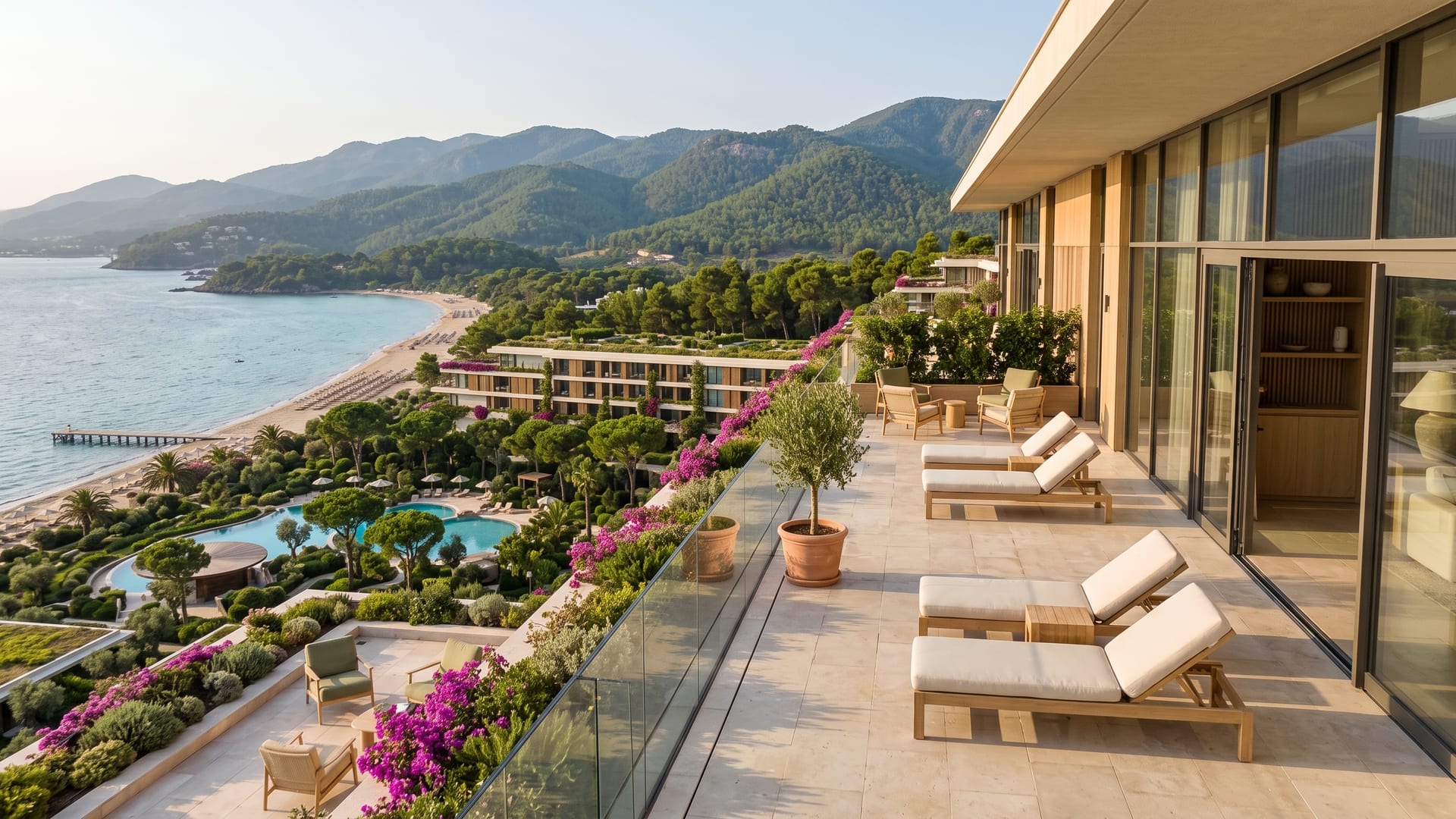 The Panorama Suite's wide terrace